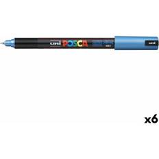 Posca Marker penne Posca PC-1MR Metal Blue 6 Pieces