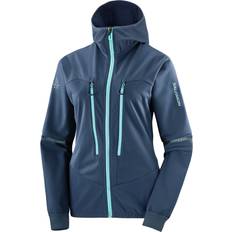 Salomon Damen MTN Softshell Jacke schwarz