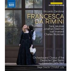 Film Zandonai: Francesca Da Rimini [Sara Jakubiak Jonathan Tetelman Charles Workman Carlo Rizzi] [Naxos: NBD0142V] [Blu-ray] [2022] [NTSC]