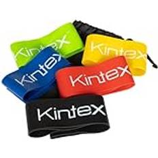 Kintex Mini-loops-set [5 tjocklekar] fitnessloop gymnastikband yoga pilates