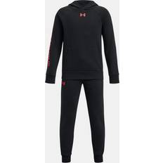 S Tracksuits Under Armour Ua Rival Fleece-Anzug Trainingsanzug, Schwarz/Beta