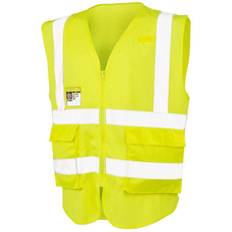 Unisex Gilet da Lavoro Result SAFE-GUARD By Result Unisex Adult Executive Safety Vest Fluorescent Yellow