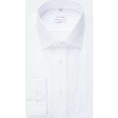 Herr - Silke/Siden Överdelar Seidensticker Silke män business skjorta slim fit – strykning, smal skjorta med krage – extra lång arm – 100% bomull