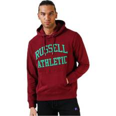 Russell Athletic Herren Bekleidung Russell Athletic Iconic Twill Hoodie Purple Male