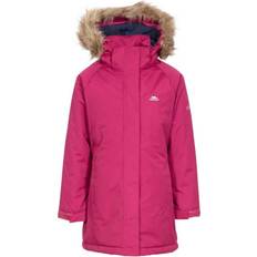 Hood with fur - Parkas Jackets Trespass Girls Fame Waterproof Parka Jacket - Berry