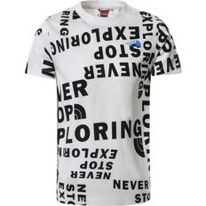 The North Face White Children's Clothing The North Face Simple Dome Kids' T Shirt TNF White Print