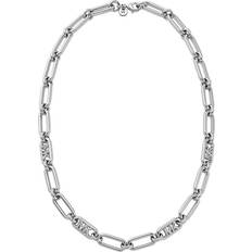 Michael Kors Silver Halsband Michael Kors Halsband Premium MK Statement Link Silver