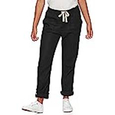 Lino - Mujer Pantalones Roxy On The Seashore Cargo Pants - Negro