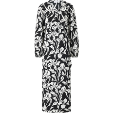 Vila Long Sleeved Maxi Wrap Dress