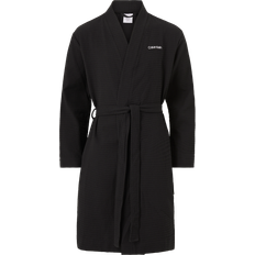 Calvin Klein Robes Calvin Klein Cotton-Blend Robe Black