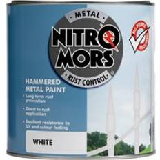 Nitromors Anti-Rust Hammered Metal Paint White