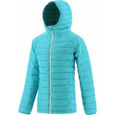 Columbia Youth Girls Powder Lite Hooded Jacket, Geyser