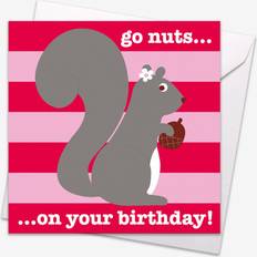 Squirrel Birthday Card