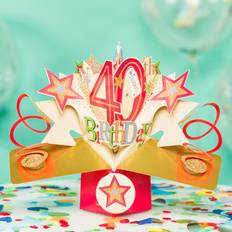 Second Nature Pop Ups 40th Birthday Card
