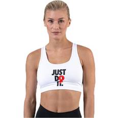 Vaatteet Nike Rebel Swoosh JDI Bra - White/Black