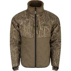 Natural Outerwear Drake Waterfowl LST Guardian Flex Double Down Full-Zip Jacket for Men Mossy Oak Bottomland