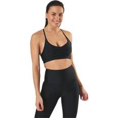 Nylon BH-er BLACC Soul Ruched Bra Female, Tøj, Sports-bh, Yoga, Sort