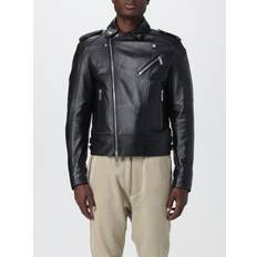 DSquared2 Men Jackets DSquared2 Black Kiodo Leather Jacket 900 BLACK IT