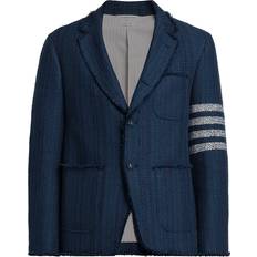 Acryl Jacketts Thom Browne Navy 4-Bar Blazer