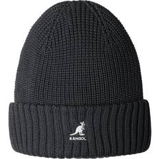 Kangol Svarta Mössor Kangol Beanie Merino Wool Black Cuff