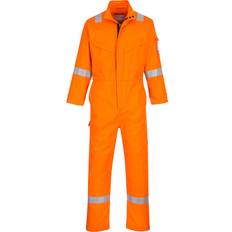 Orange Overalls Portwest Mens Bizflame Flame Resistant Work Overall/coverall