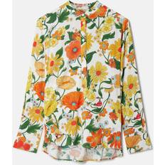 Stella McCartney Lady Garden Print Viscose Skjorte - Flerfarvet