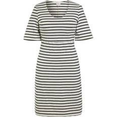 Simone SS Dress Blue/White