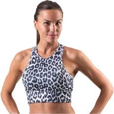 Leopardo Intimo Nike Everything Leopard Bra White/Black Female