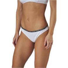 L Hauts de bikini Calvin Klein Core Logo Tape Brazilian White Female