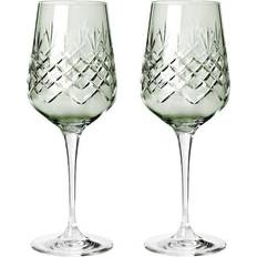 Grønne Vinglass Frederik Bagger Crispy Monsieur Rødvingsglass 45cl 2st