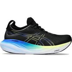 Asics Gel-Nimbus - Men Shoes Asics Men's Gel-Nimbus 25 Running Shoes Black/Bright Yellow, Men's Running at Academy Sports