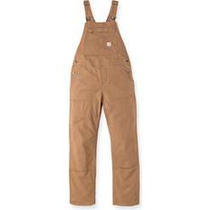 Marrone Tute Carhartt Rugged Flex Relaxed Fit Canvas Tuta da donna, marrone, dimensione per donne