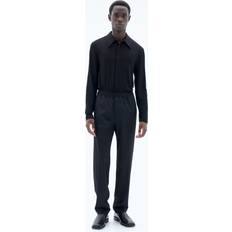 Filippa K Homme Pantalons & Shorts Filippa K Relaxed Terry Wool Trousers - Black