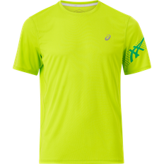 Abbigliamento Asics Løbe-T-shirt Icon SS Top Grøn