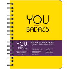 Office Supplies Andrews McMeel Publishing You Are a Badass Deluxe Organizer 17-Month 2023-2024 Monthly/Weekly Planner Cale