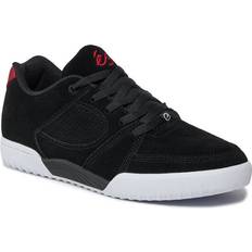 ES Accel Slim X Quattro Skate Shoes Black/White/Red