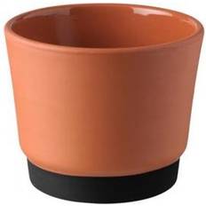 Knabstrup Urtepotteskjuler 13,1 terracotta/sort Krukke