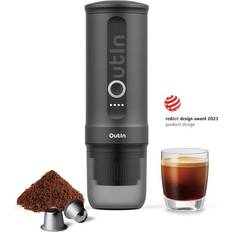 Kaffeemaschinen OutIn Nano Espressomaschine Spacegrau