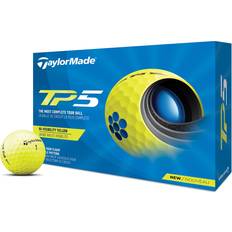 TaylorMade TP5 Golf Balls Yellow