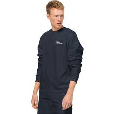 Jack Wolfskin Men Jumpers Jack Wolfskin Men's Mens Essential Sweatshirt Navy