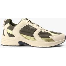 Mallet Mens Holloway Trainers In Khaki 10, Colour: Camel Fabric