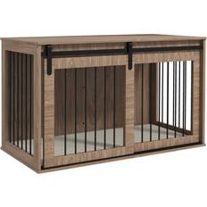 Pawhut Dog Crate with Removable Cushion for Large Dogs 63x100x60cm