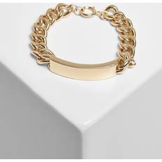 Urban Classics plate bracelet gold