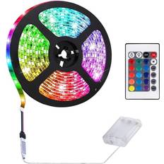 INF Lysliste Med Fjernbetjening LED RGB 2 m IP65 Vandtæt