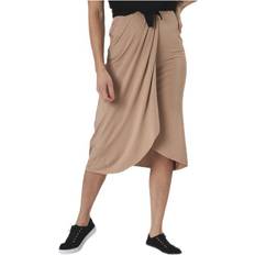 Beige - Mujer Faldas Pieces Neora Hw Skirt Beige - Female