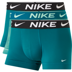 Nike Microfibra Ropa interior de hombre Nike Mens Multi Branded-waistband Pack of Three Recycled Polyester-blend Boxer Briefs