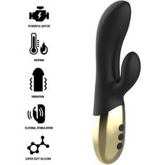 Heating Rabbit Vibrator Black