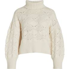 Vila Jumpers Vila Turtleneck Knitted Pullover