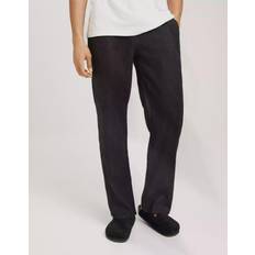 Woodbird Eik Linen Pant, BLACK