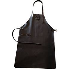 OFYR Boligtekstiler OFYR Leather Apron Black Forklæde Sort